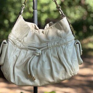 Coach Kristin Ruched Leather Hobo Shoulder Bag #14787